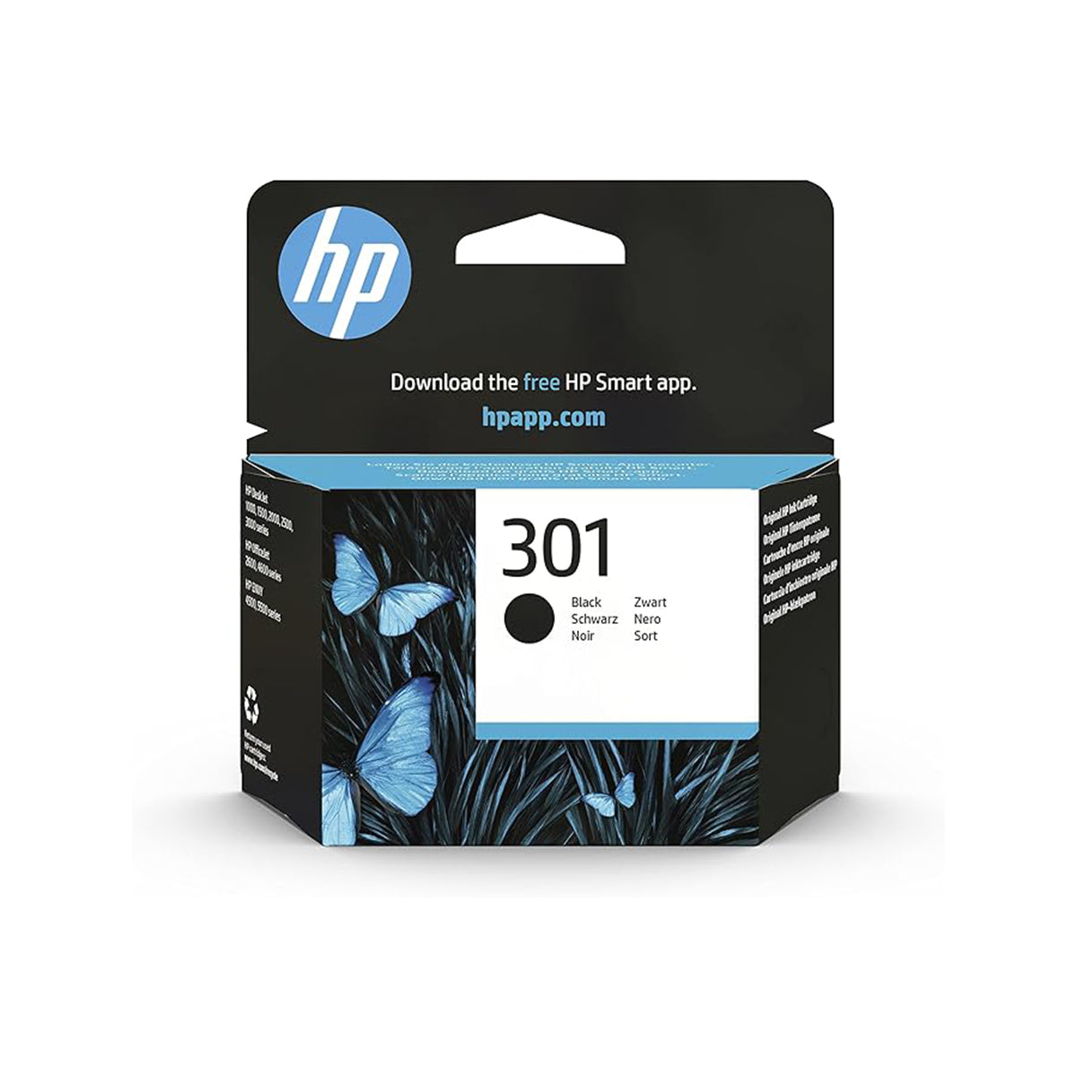 Cartouche d’encre HP N° 301 Noir Image principale du produit