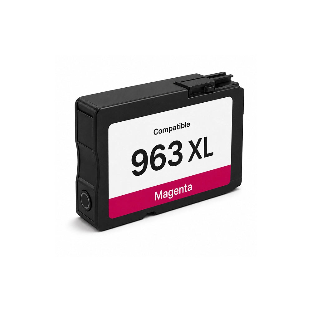 Cartouche d’encre compatible HP 963 XL Magenta haute capacité pour imprimantes HP OfficeJet Pro Image principale du produit