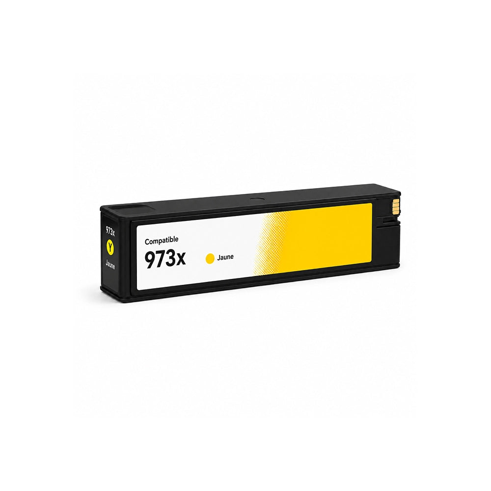 Cartouche d’encre compatible HP 973X Jaune haute capacité pour imprimantes HP PageWide Image principale du produit