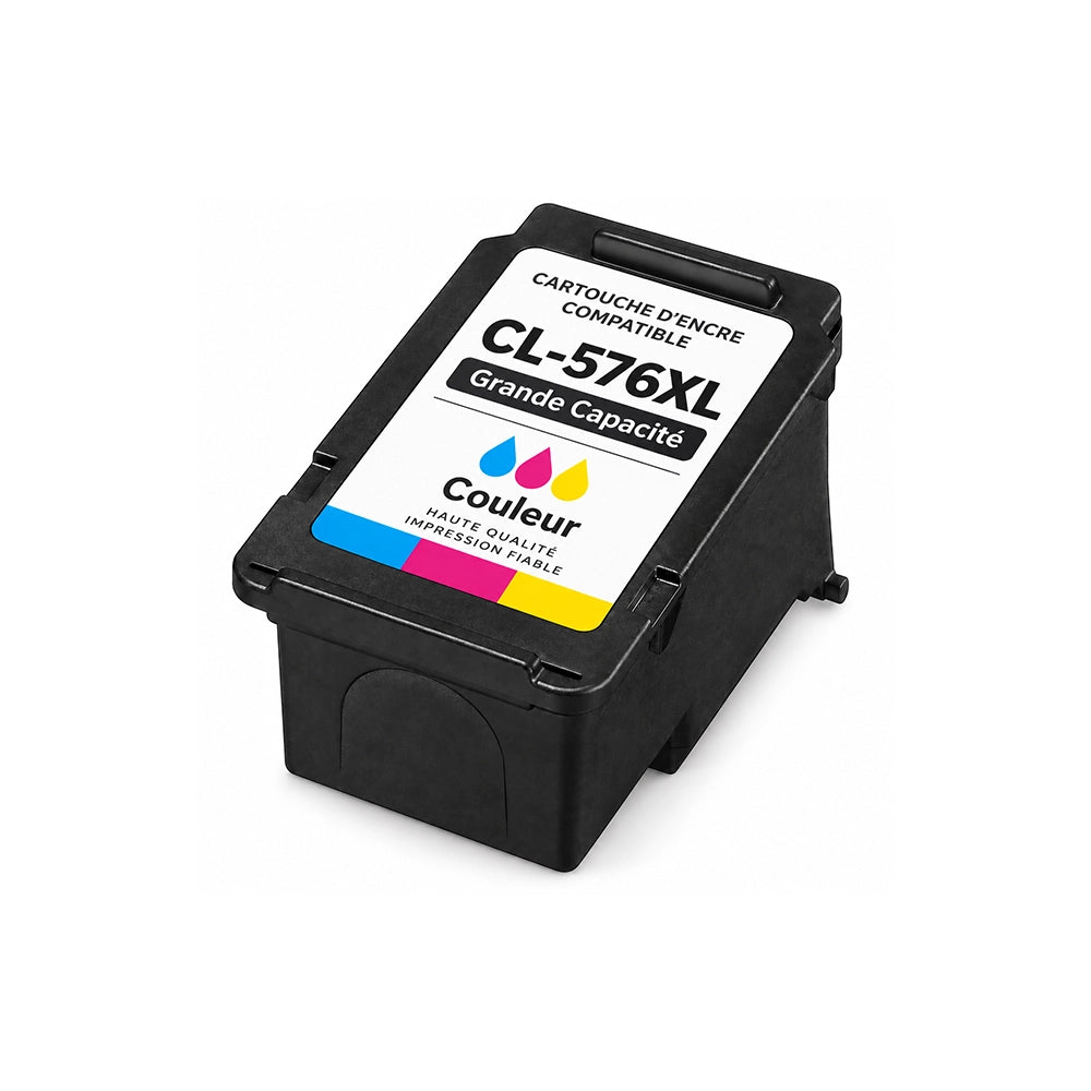 Cartouche d'encre compatible Canon CL-576XL Couleur Grande Capacité