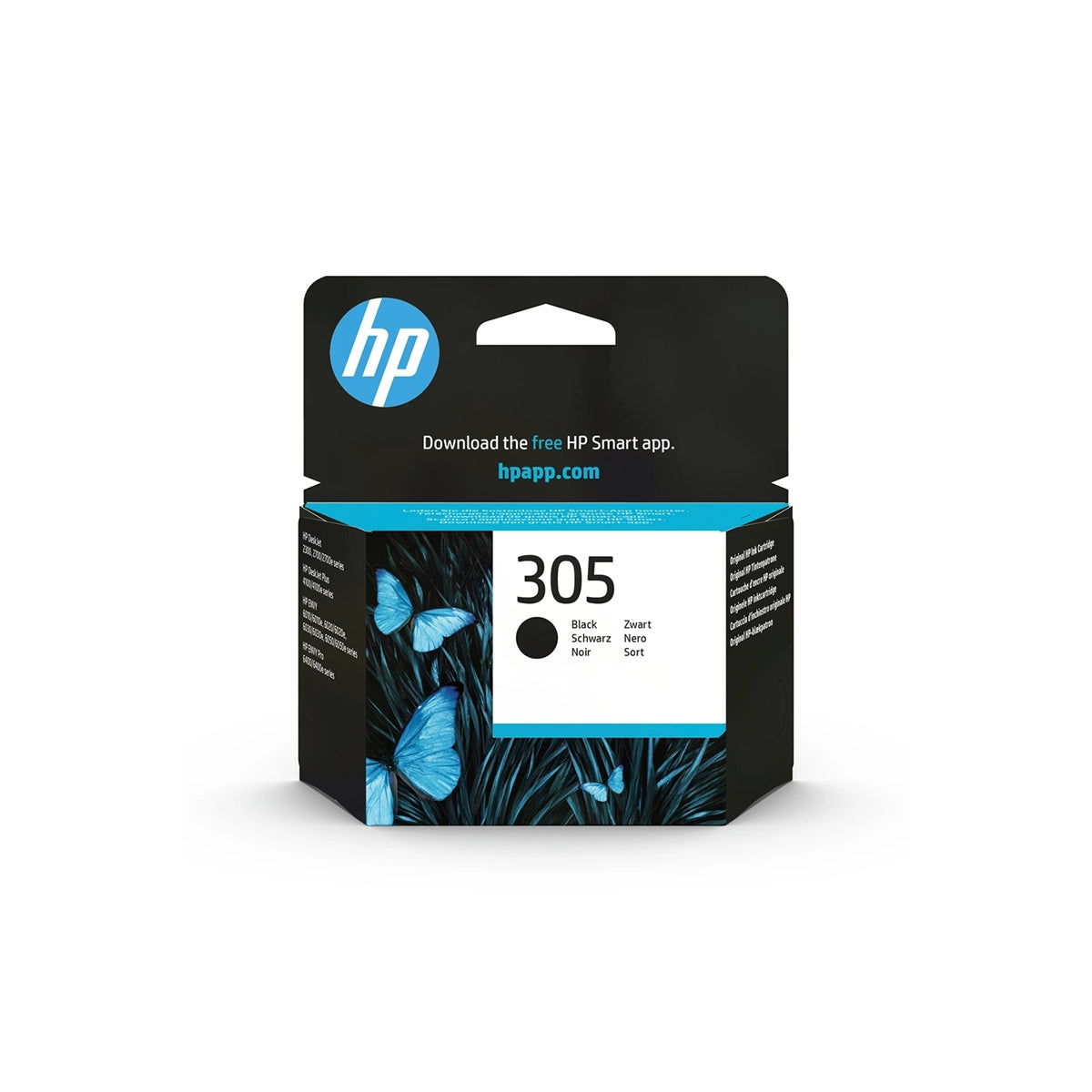 Cartouche d’encre HP 305 Noir originale 3YM61AE pour imprimantes HP