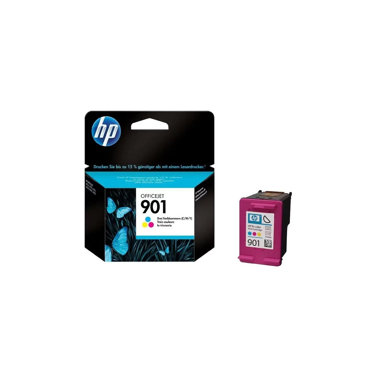Cartouche d’encre HP 901 XL Couleur originale CC656AE haute capacité tricolore