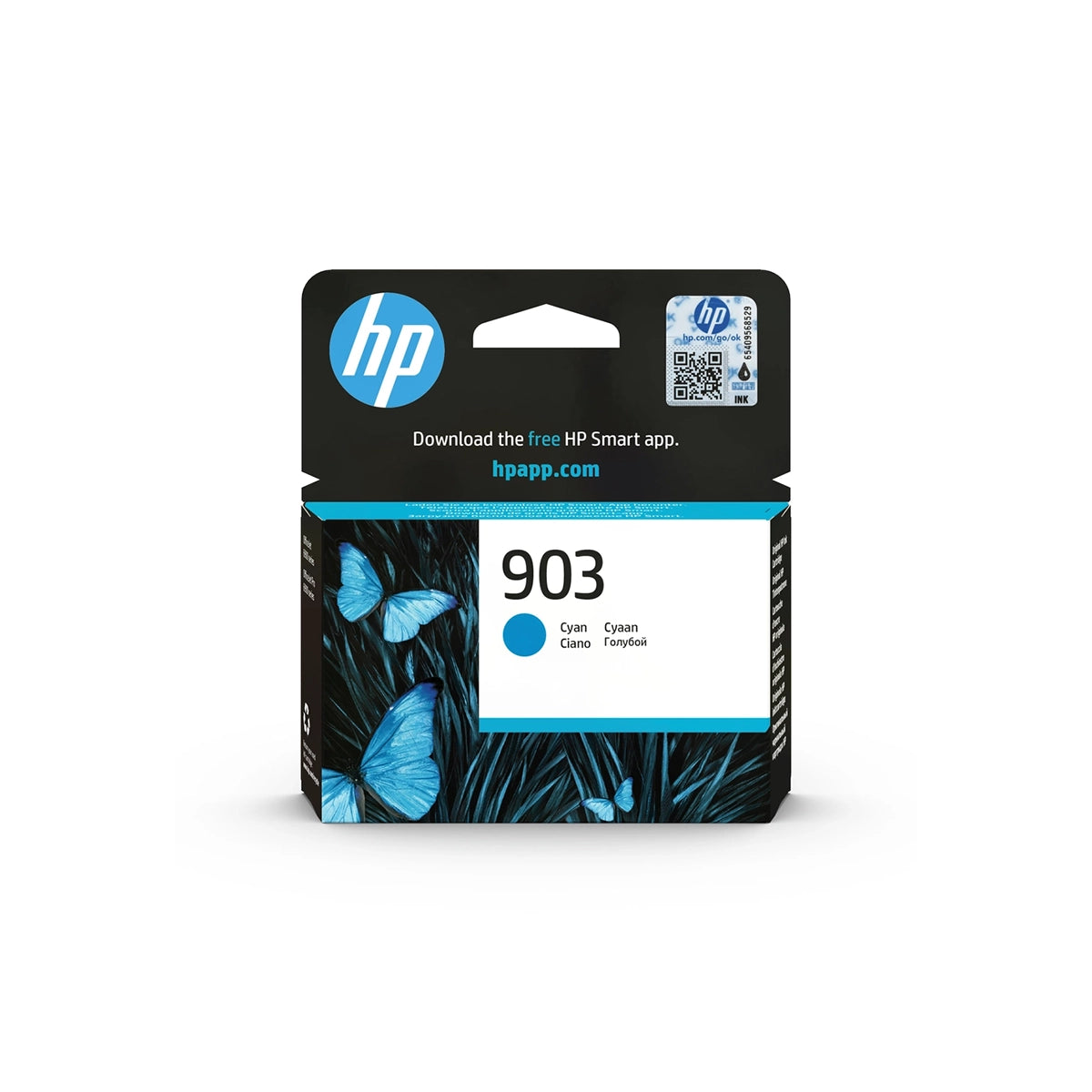 Cartouche d’encre HP 903 Cyan originale T6L87AE pour imprimantes HP OfficeJet Image principale du produit