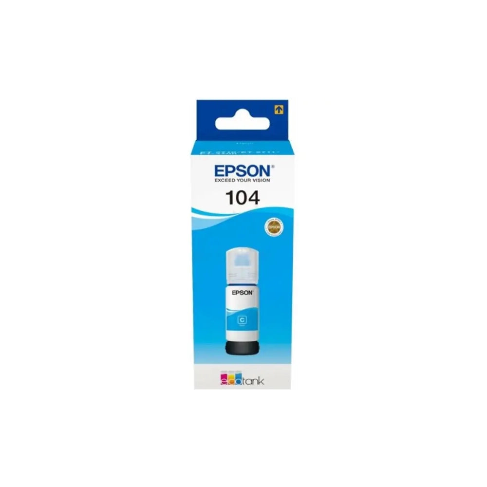Cartouche Epson EcoTank ET104 Cyan d'origine