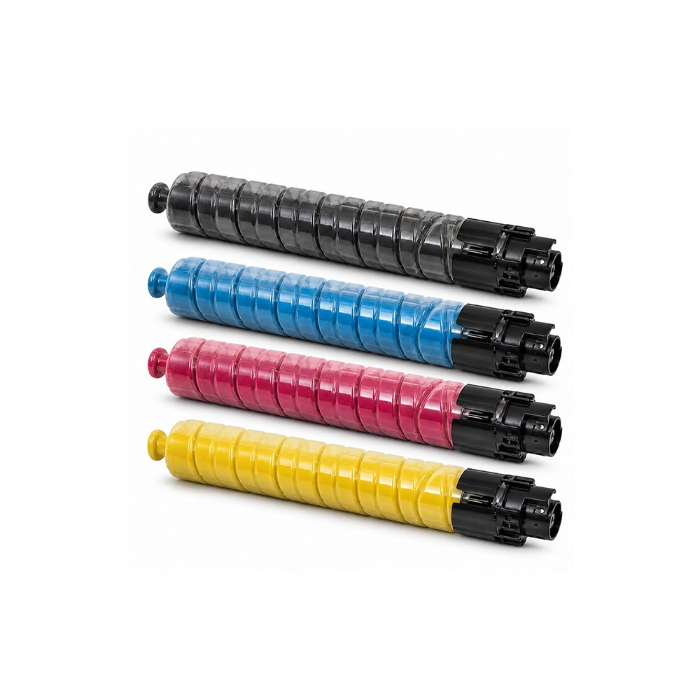 MultiPack 4 toners compatibles Ricoh MP C3002 MP C3502 Noir Cyan Magenta Jaune