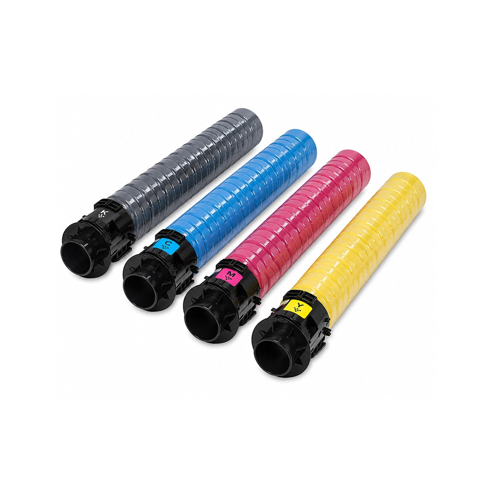 Pack 4 toners compatibles Ricoh MP C3003 MP C3503 Noir Cyan Magenta Jaune Image principale du produit