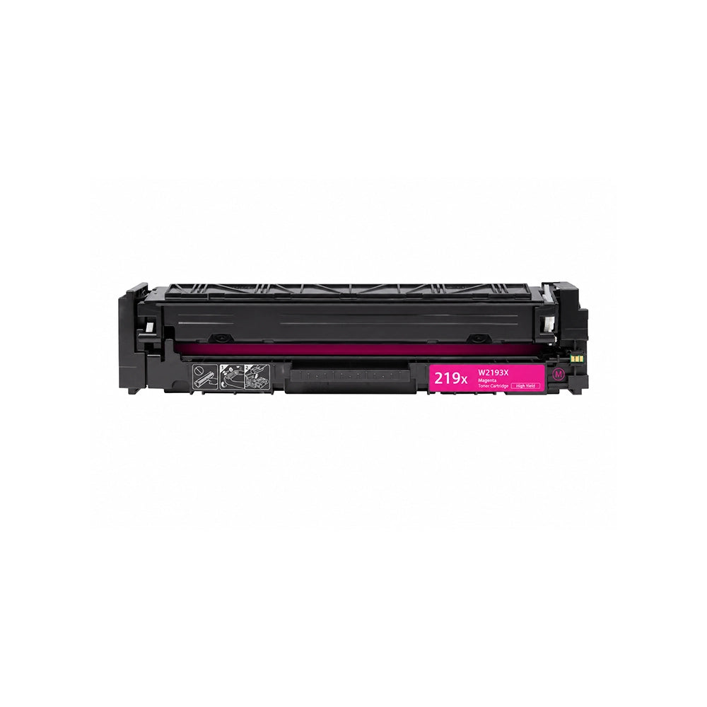 Toner compatible HP 219X W2193X Magenta grande capacité pour imprimantes HP Color LaserJet Image principale du produit