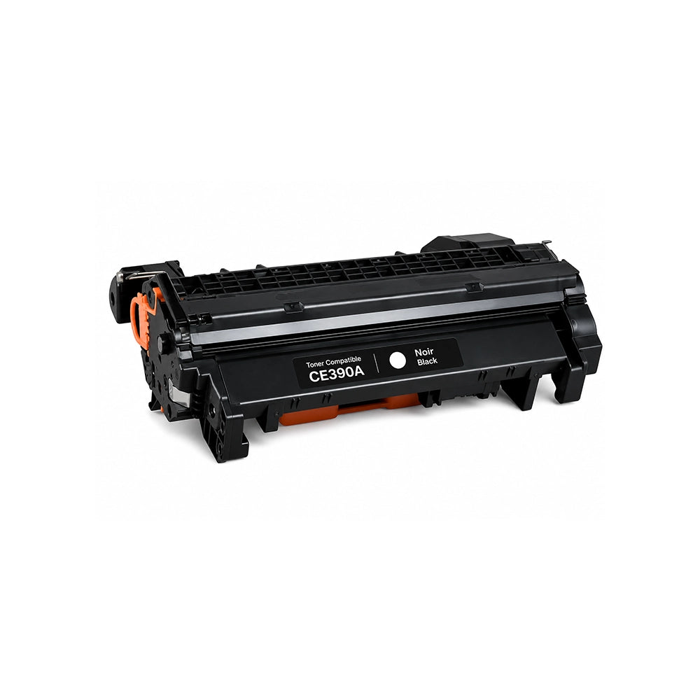 Toner compatible HP CE390A 90A Noir pour imprimantes HP LaserJet Enterprise