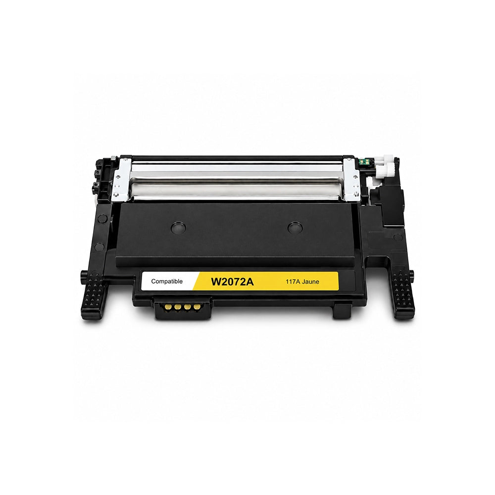 Toner compatible HP W2072A 117A Jaune pour imprimantes HP Color Laser