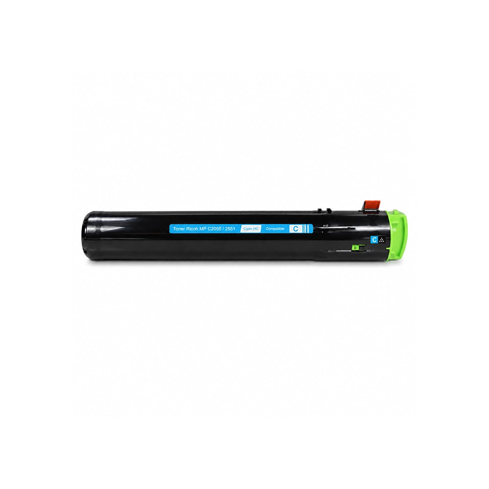 Toner compatible Ricoh 841197 MP C2050 MP C2551 Cyan grande capacité Image principale du produit