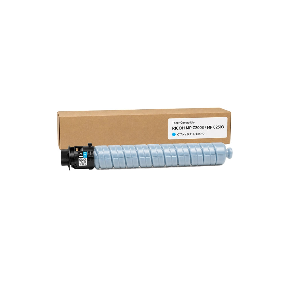 Toner compatible Ricoh 841928 MP C2003 MP C2503 Cyan pour imprimantes multifonctions Ricoh