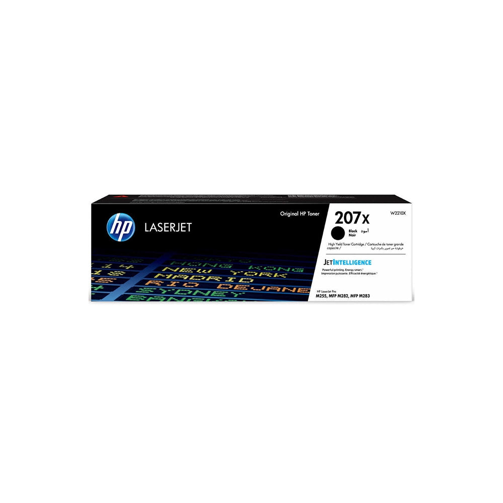 Toner HP 207X W2210X Noir grande capacité pour imprimantes HP Color LaserJet Pro Image principale du produit