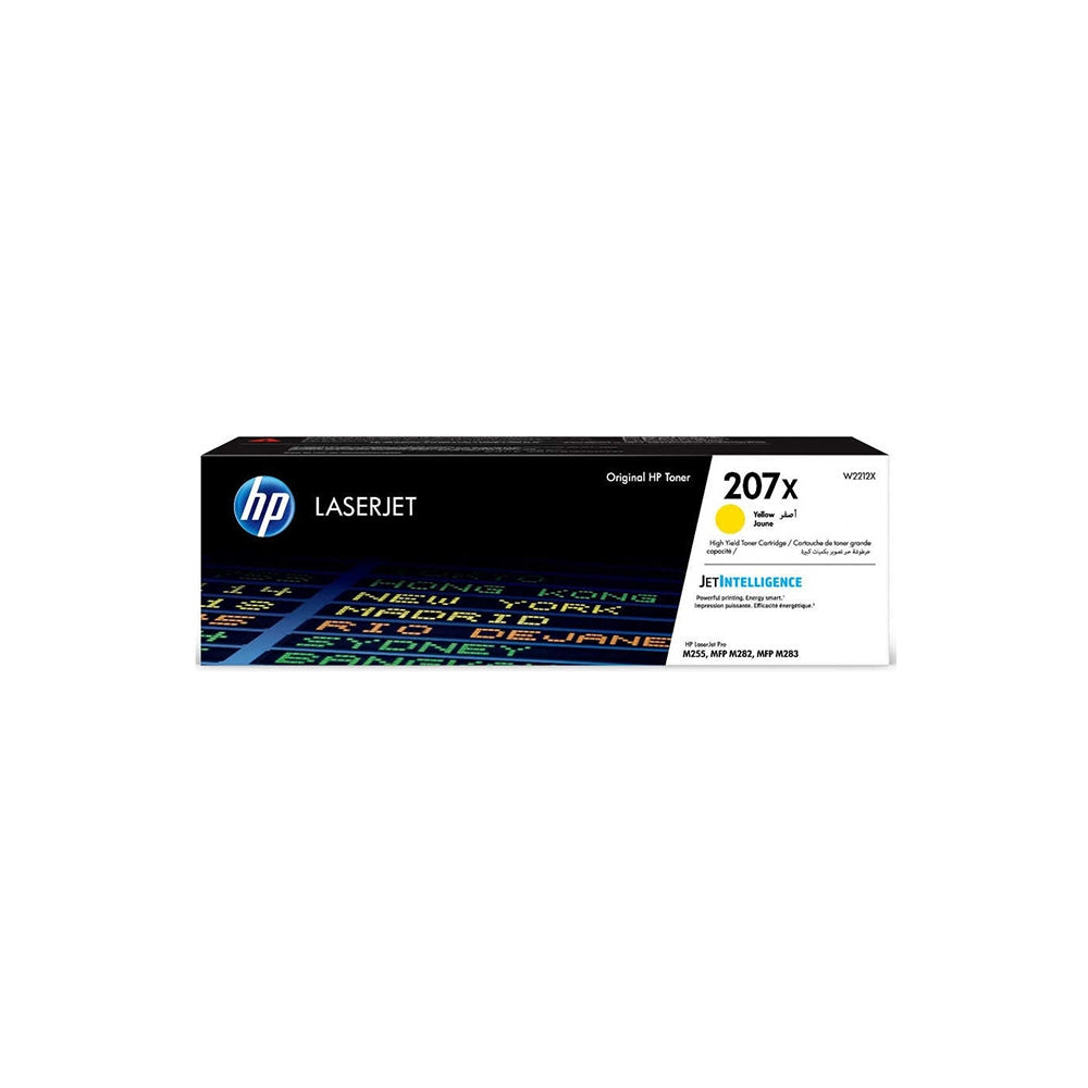 Toner HP 207X W2212X Jaune grande capacité pour imprimantes HP Color LaserJet Pro Image principale du produit
