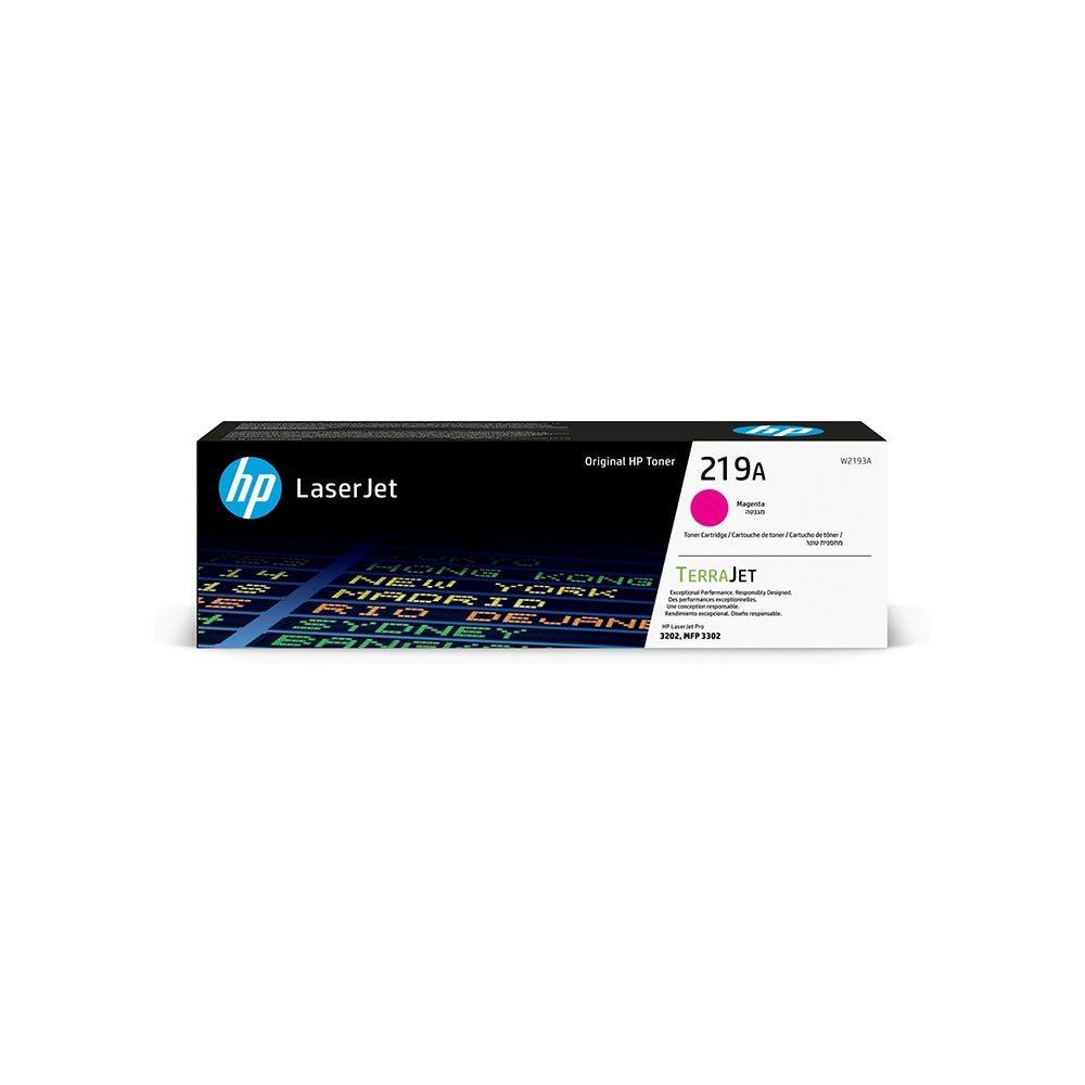 Toner HP 219A W2193A Magenta pour imprimantes HP Color LaserJet