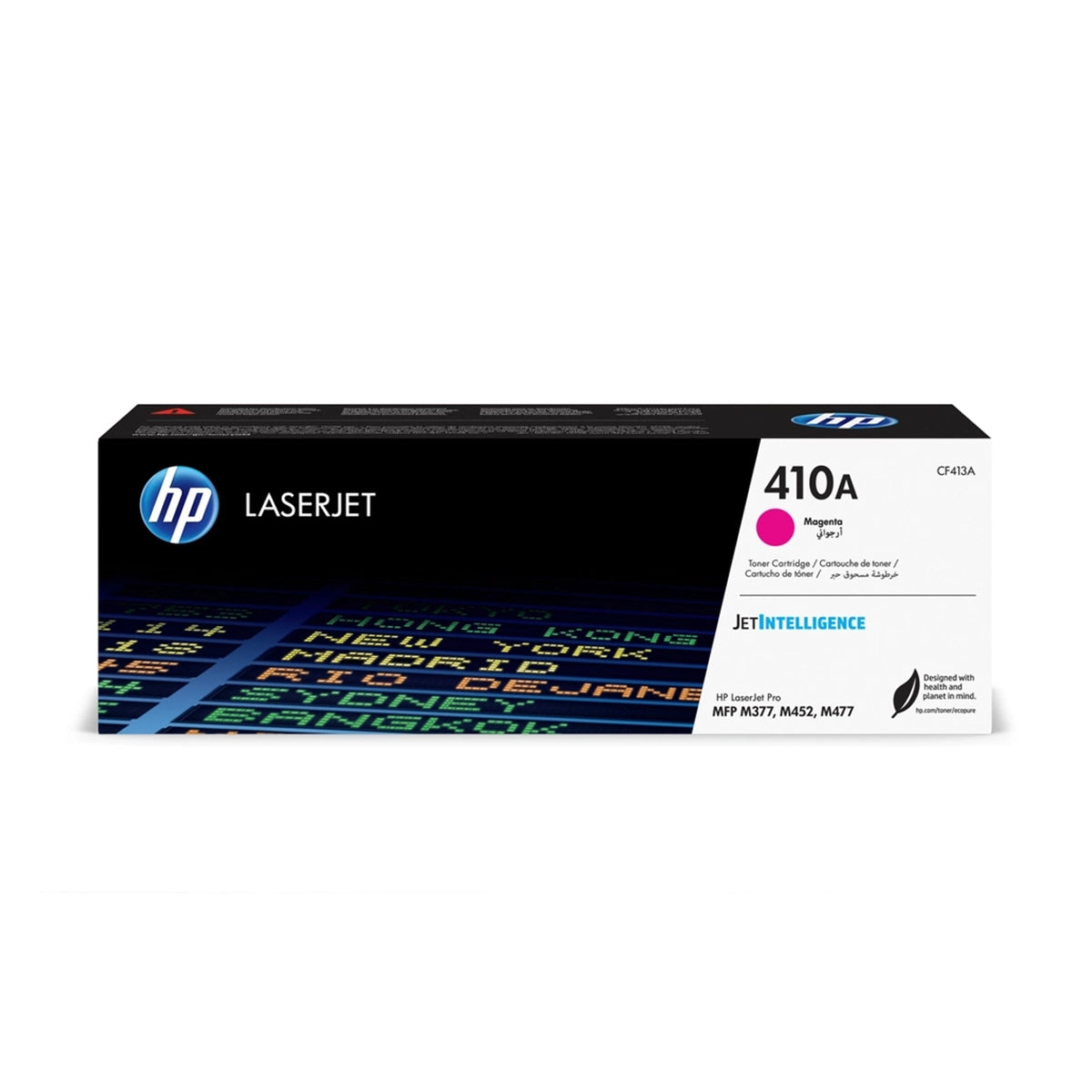 Toner HP 410A Magenta original CF413A pour imprimantes HP Color LaserJet Pro Image principale du produit