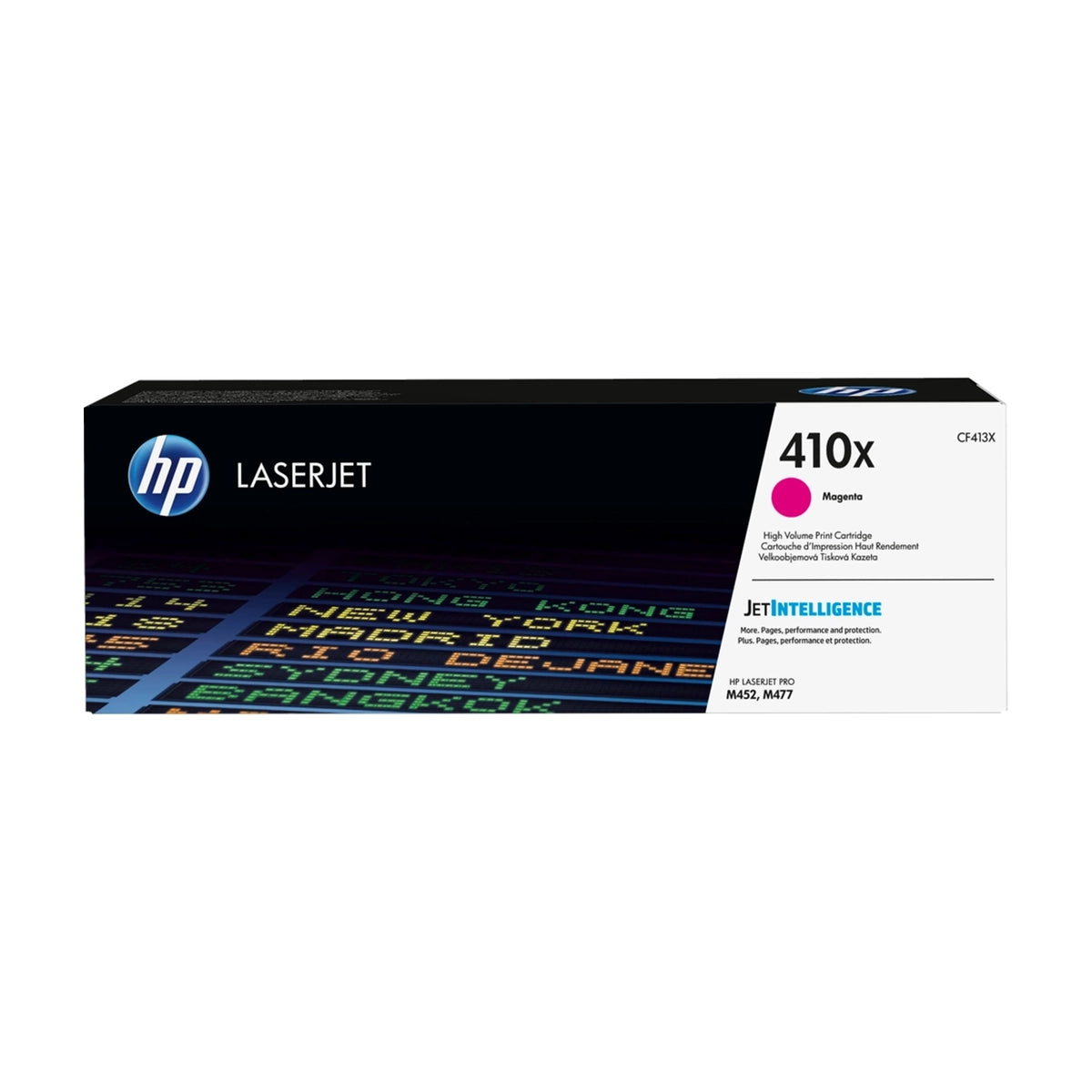 Toner HP 410X Magenta Grande Capacité CF413X original pour imprimantes HP Color LaserJet Pro Image principale du produit