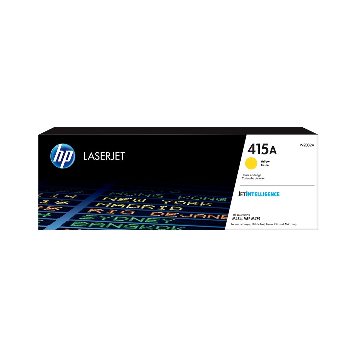 Toner HP 415A Jaune original W2032A pour imprimantes HP Color LaserJet Image principale du produit