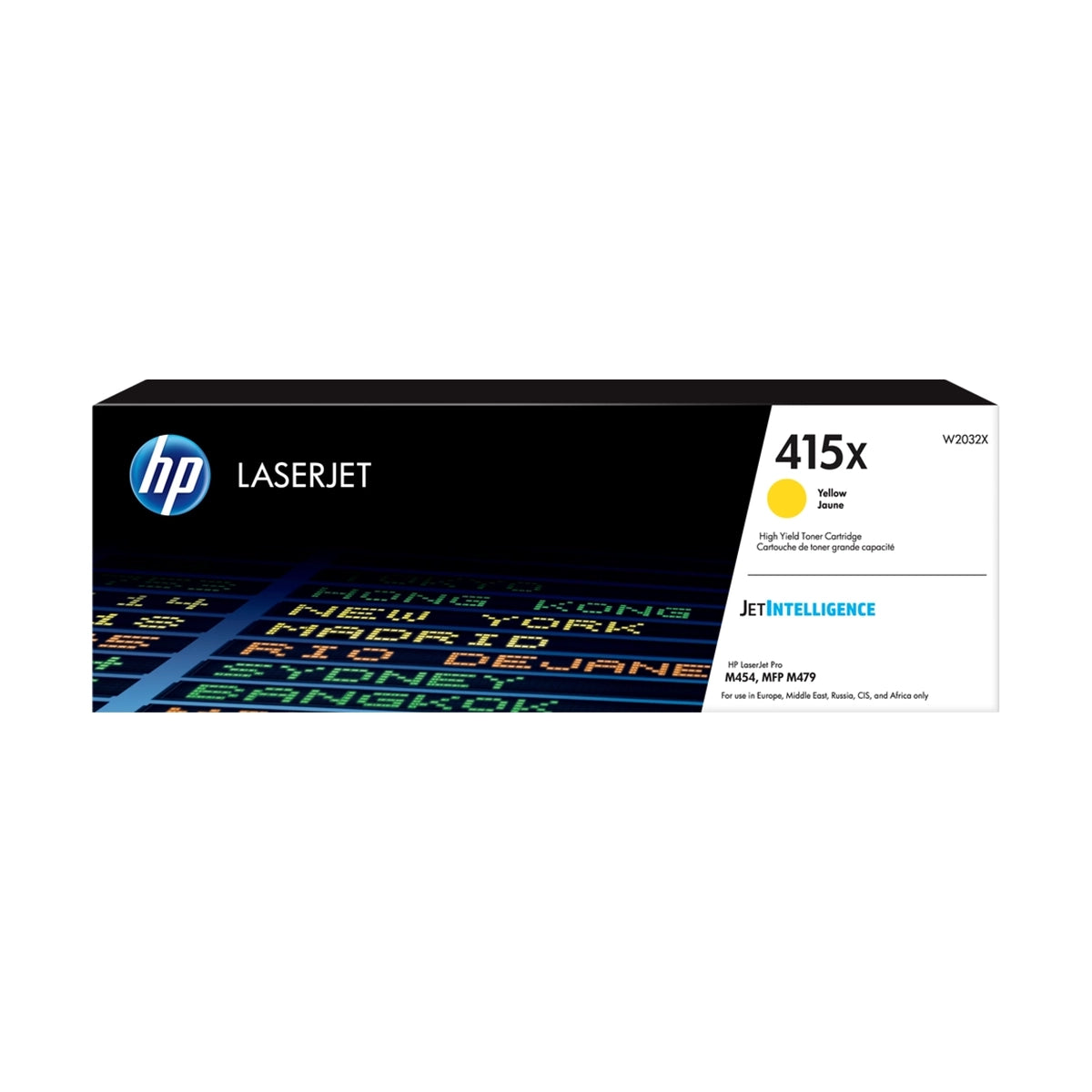 Toner HP 415X Jaune Grande Capacité W2032X original pour imprimantes HP Color LaserJet Image principale du produit