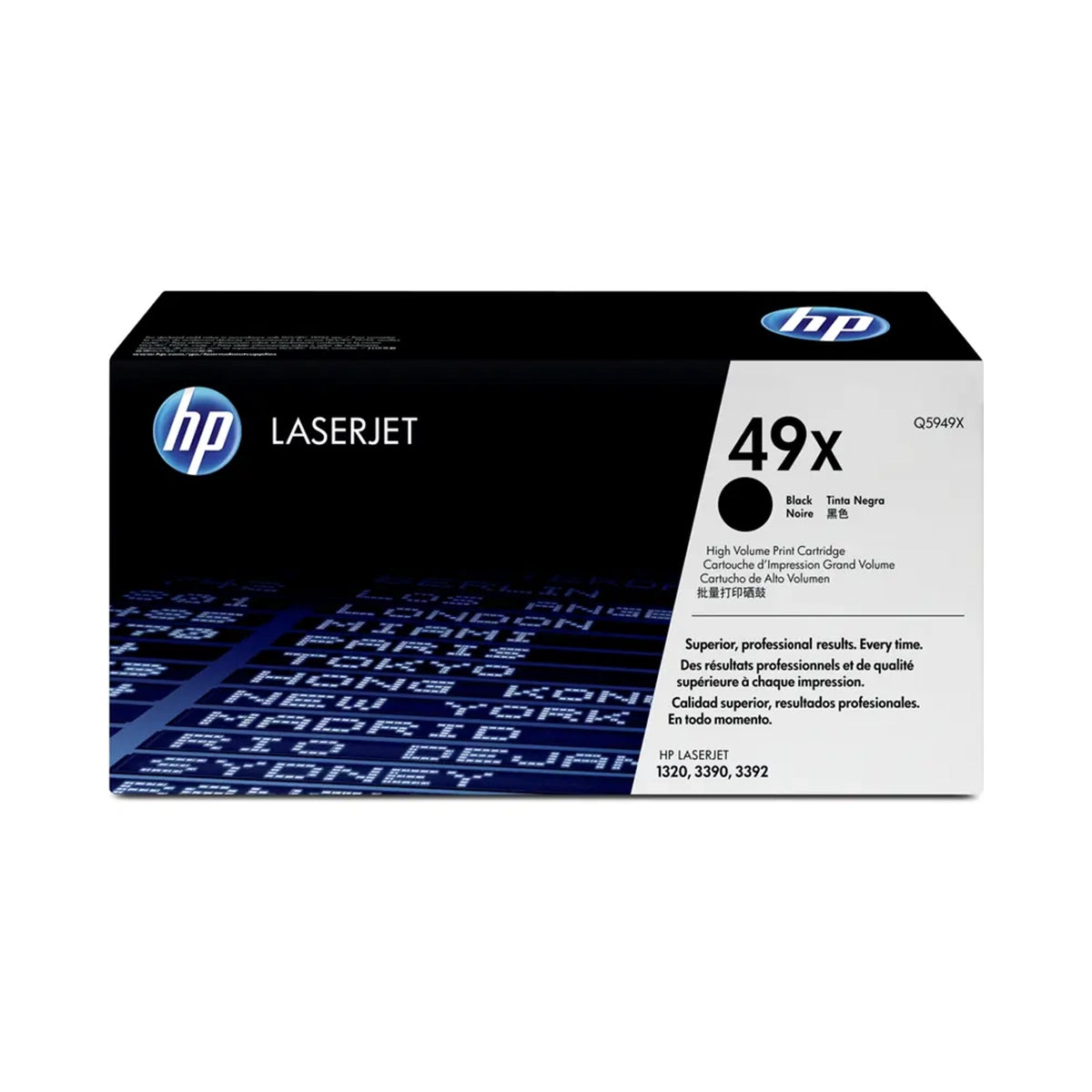 Toner HP 49X Noir Grande Capacité Q5949X original pour imprimantes HP LaserJet Image principale du produit
