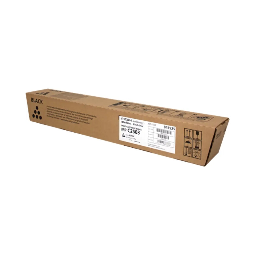 Toner Ricoh 841925 MP C2003 MP C2503 Noir pour imprimantes multifonctions Ricoh