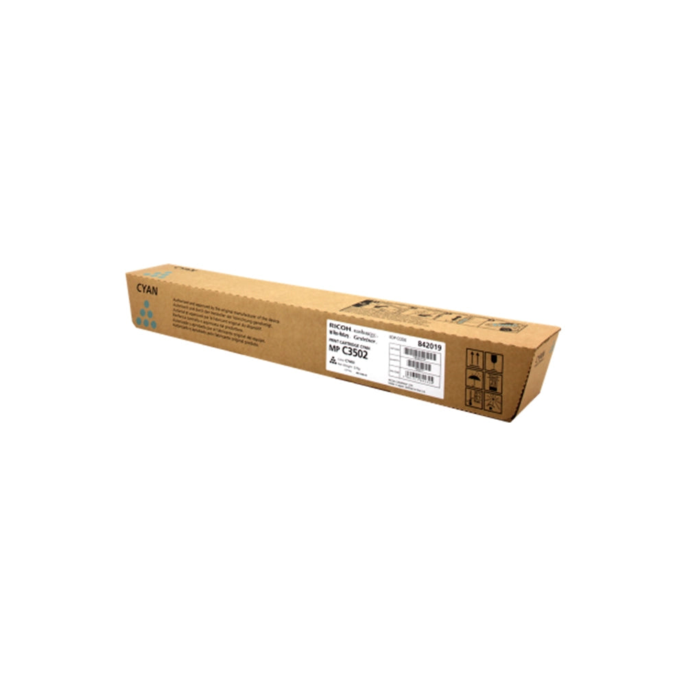Toner Ricoh 842019 MP C3002 MP C3502 Cyan Image principale du produit