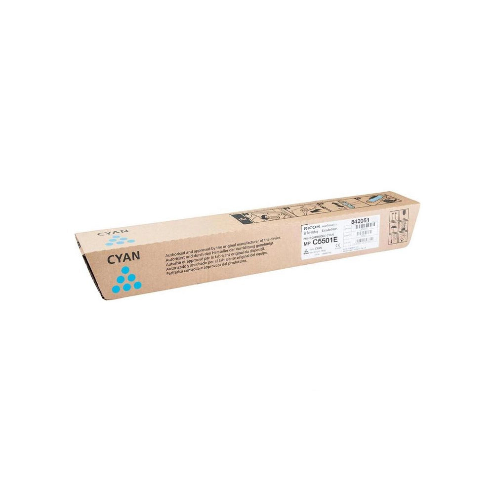 Toner Ricoh 842051 MP C4000 MP C5000 Cyan pour imprimantes multifonctions Ricoh Image principale du produit