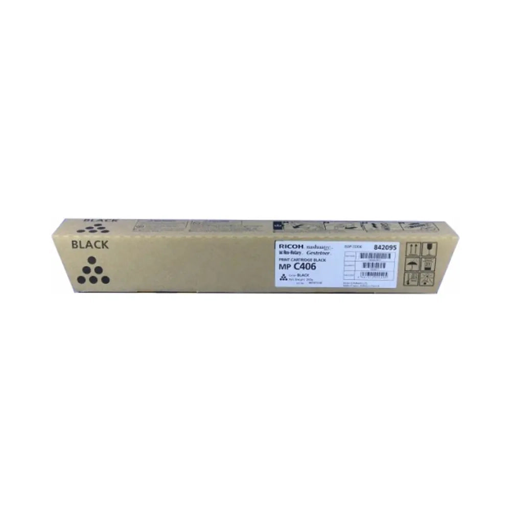 Toner Ricoh 842095 MP C306 MP C307 MP C406 Noir pour imprimantes multifonctions Ricoh
